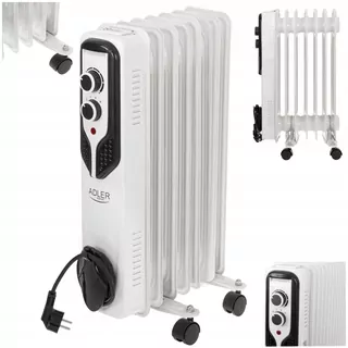 Adler 1500 W biely olejový radiátor